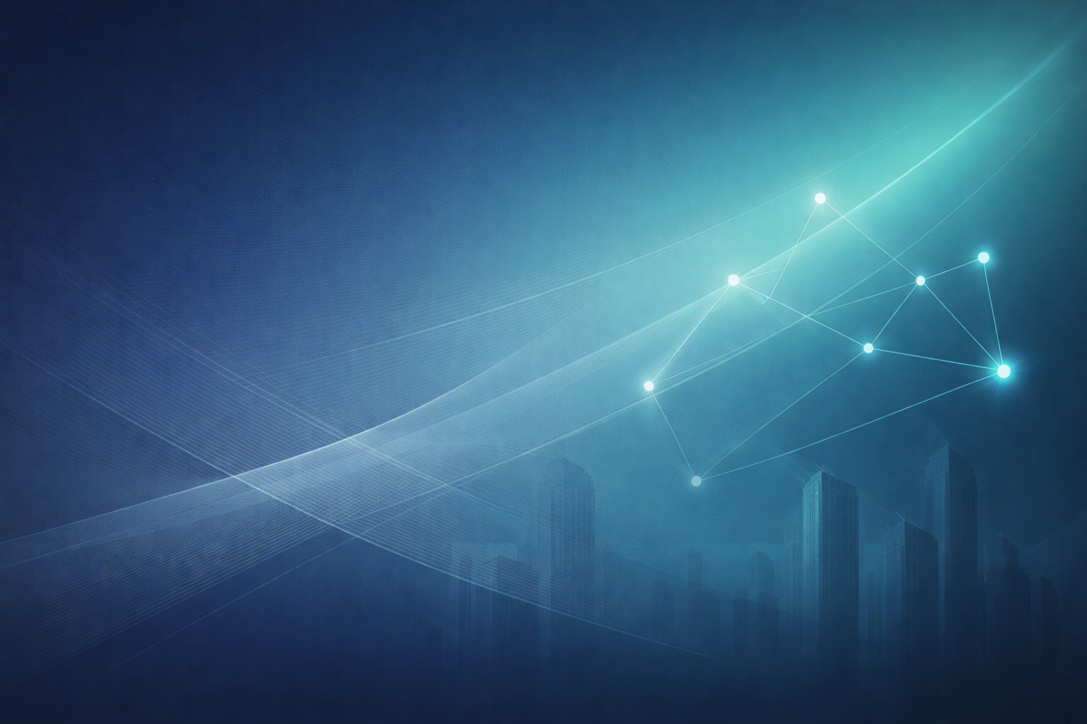 AI growth trajectory background